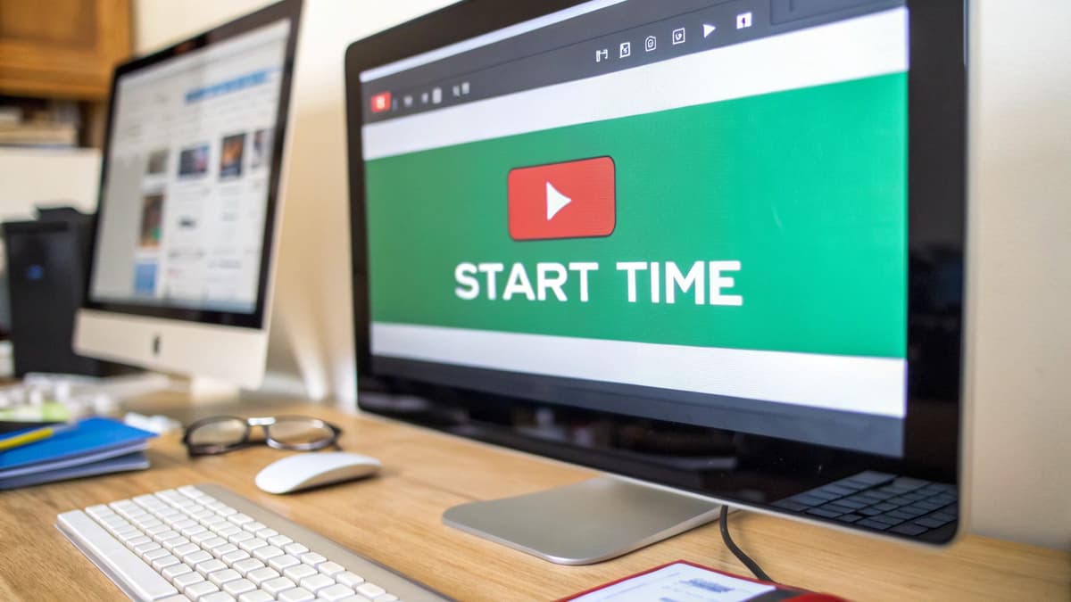 Start YouTube Video Time: Learn to start youtube video time at any moment Start YouTube Video Time: Learn to start youtube video time at any moment
