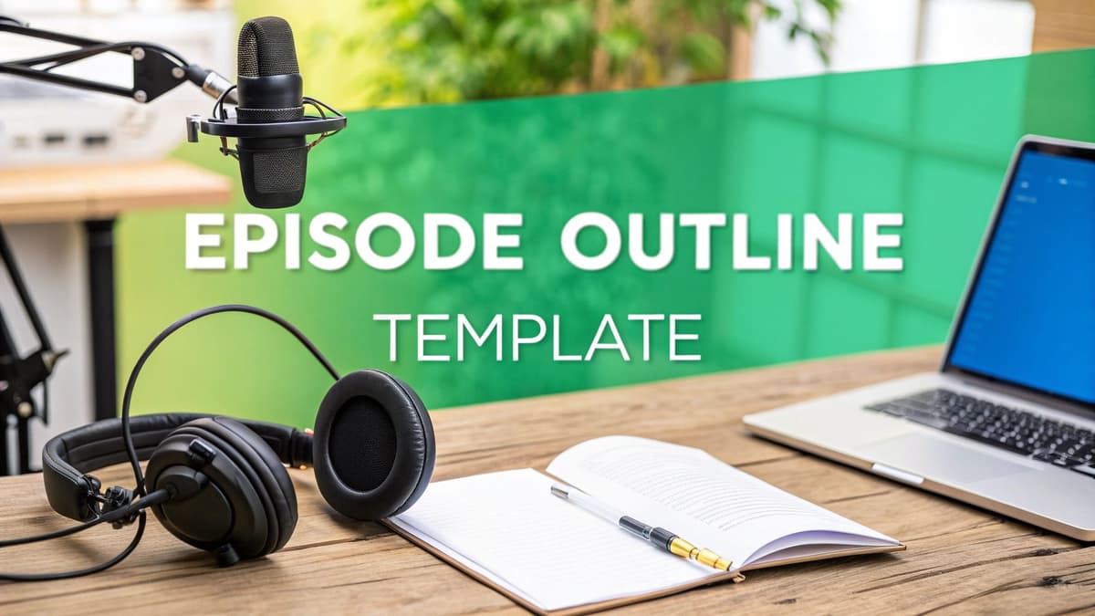 Your Podcast Episode Outline Template for Better Shows Your Podcast Episode Outline Template for Better Shows