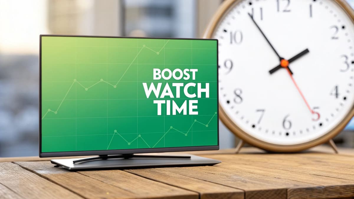 Boost Your YouTube Watch Time with Proven Tips Boost Your YouTube Watch Time with Proven Tips