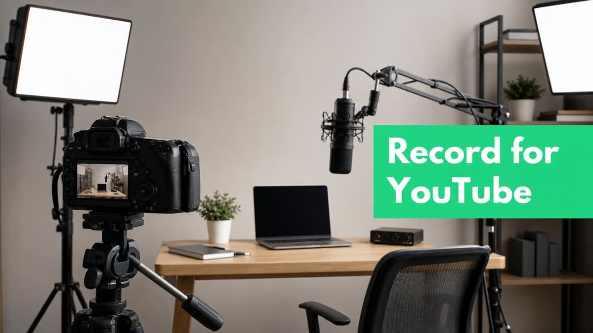 How to Record for YouTube: A 2026 Creator's Guide How to Record for YouTube: A 2026 Creator's Guide