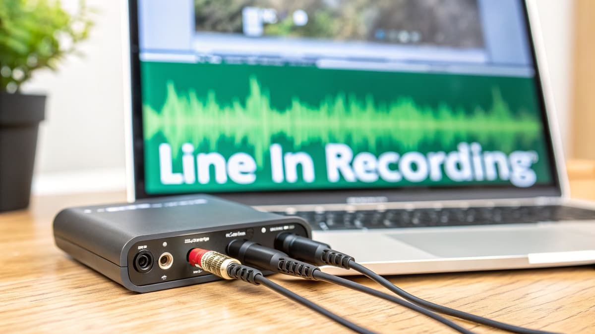 A Creator's Guide to Recording From Line In for Flawless Audio A Creator's Guide to Recording From Line In for Flawless Audio