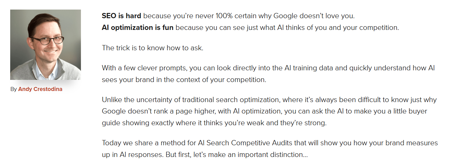 Example of a clear introduction that plots the problem early