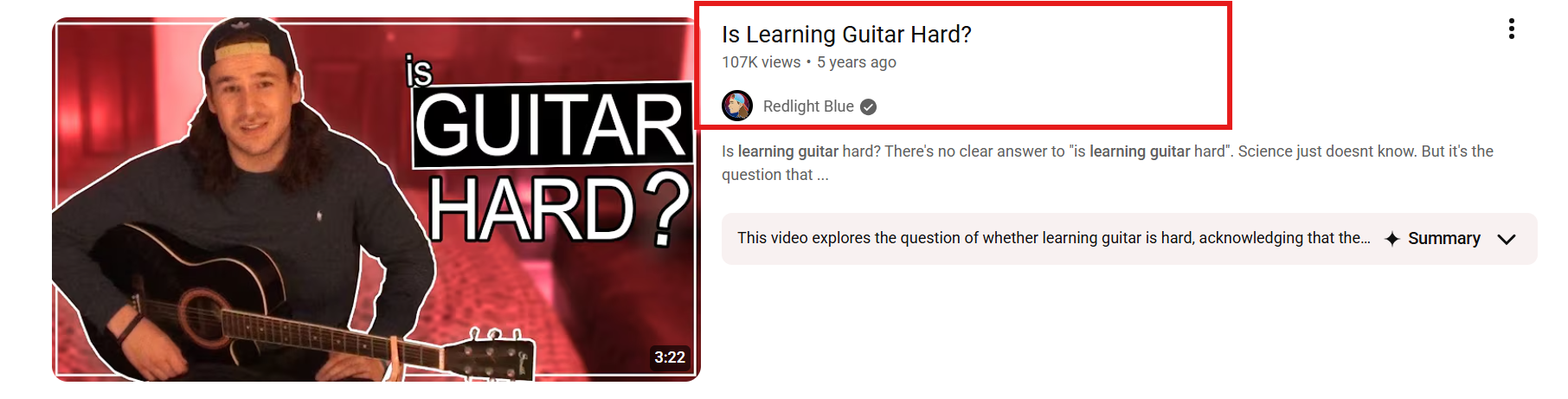YouTube titles using questions