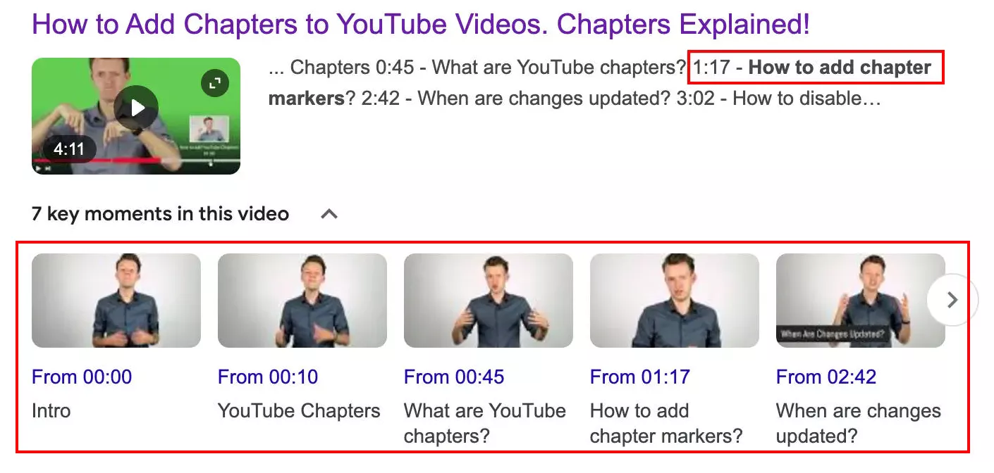 Google search results Secret